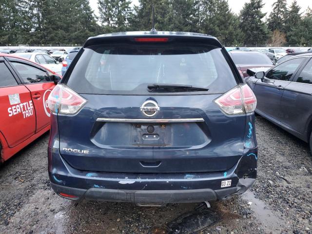 5N1AT2MT0GC739398 - 2016 NISSAN ROGUE S BLUE photo 6