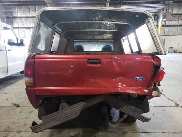 1FTCR10A4VUC17441 - 1997 FORD RANGER RED photo 6