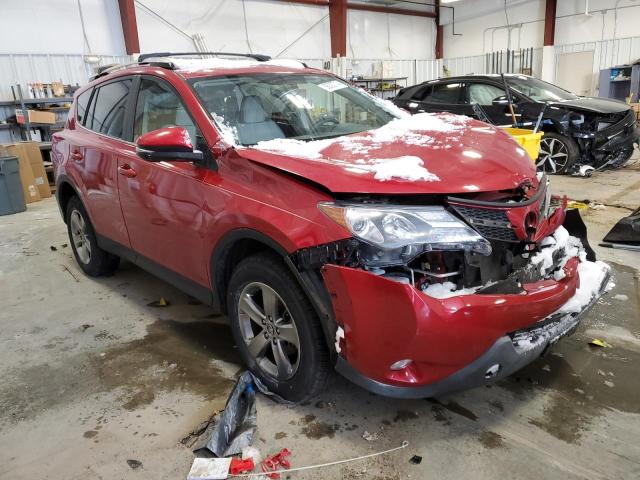 JTMRFREV3FD098151 - 2015 TOYOTA RAV4 XLE RED photo 4