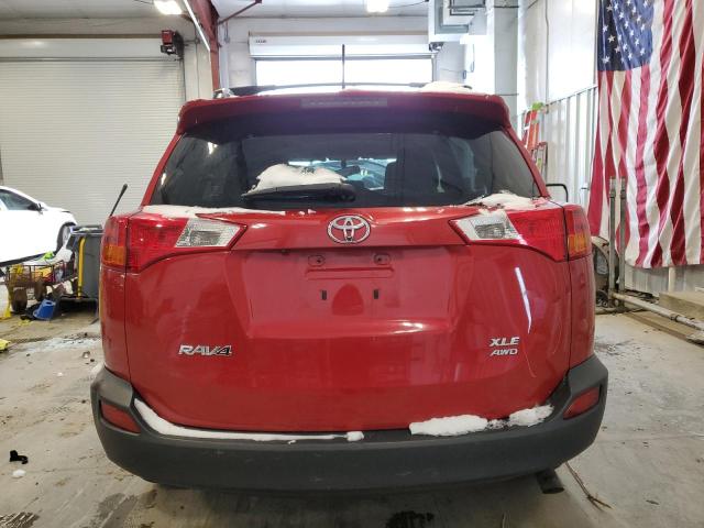 JTMRFREV3FD098151 - 2015 TOYOTA RAV4 XLE RED photo 6