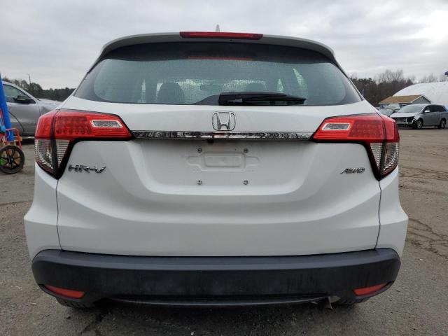 3CZRU6H36KM743740 - 2019 HONDA HR-V LX WHITE photo 6