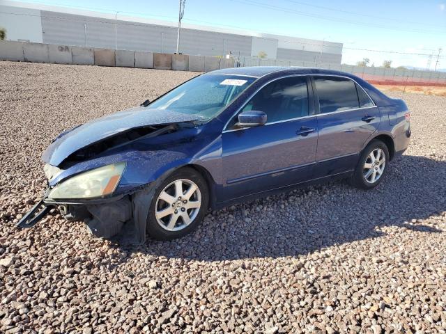 1HGCM66555A014082 - 2005 HONDA ACCORD EX BLUE photo 1