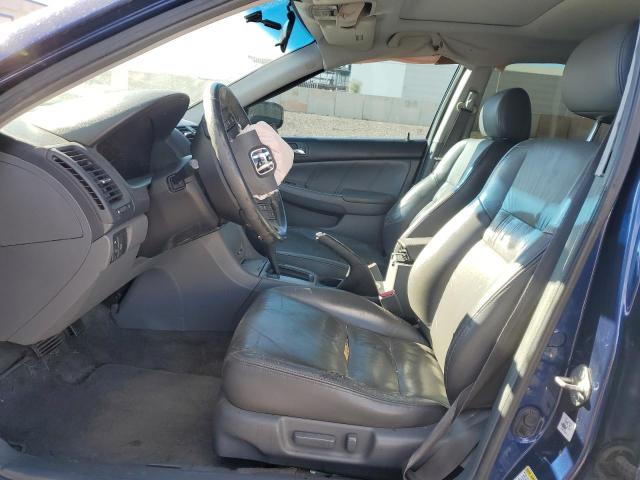 1HGCM66555A014082 - 2005 HONDA ACCORD EX BLUE photo 7