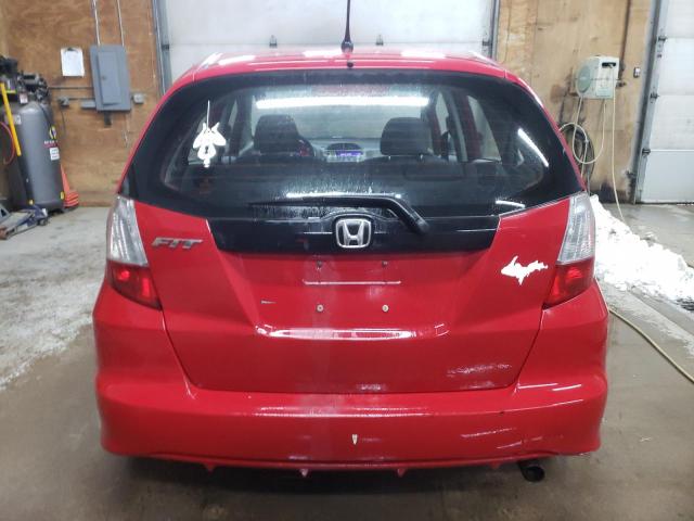 JHMGE8H36DC033973 - 2013 HONDA FIT RED photo 6