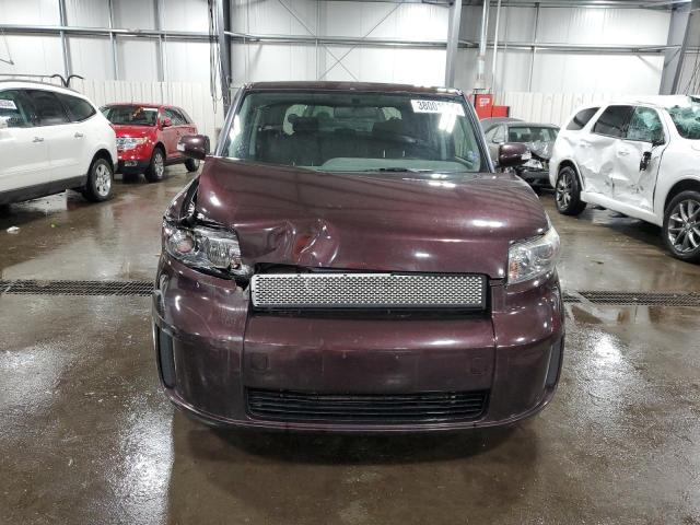 JTLKE50E691067197 - 2009 TOYOTA SCION XB MAROON photo 5