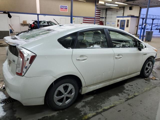 JTDKN3DU4C1507720 - 2012 TOYOTA PRIUS WHITE photo 3