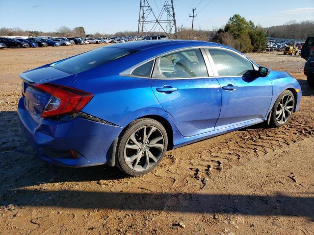 19XFC2E83KE019759 - 2019 HONDA CIVIC SPORT BLUE photo 3