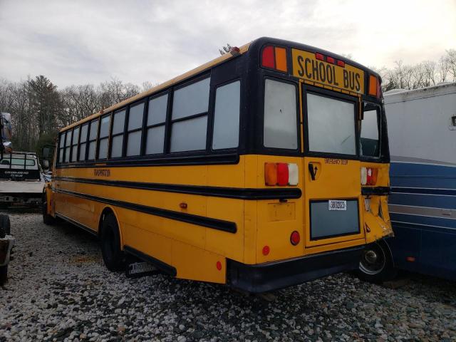 4UZABRDU9ECFF6324 - 2014 FREIGHTLINER CHASSIS B2B YELLOW photo 3