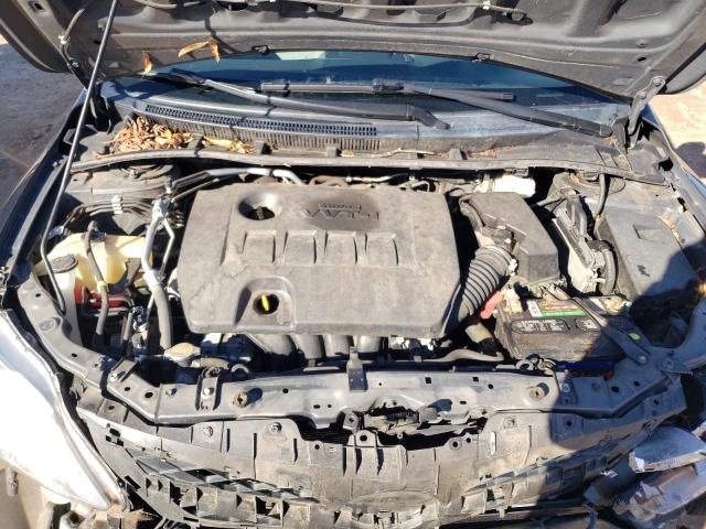 2T1BU4EE4CC872071 - 2012 TOYOTA COROLLA BASE GRAY photo 11