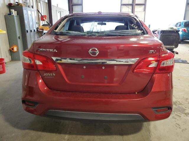 3N1AB7AP8GY337506 - 2016 NISSAN SENTRA S RED photo 6