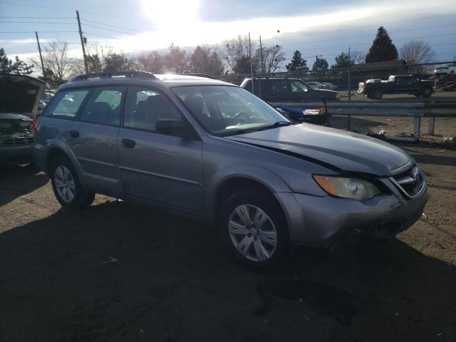 4S4BP60C397337537 - 2009 SUBARU OUTBACK SILVER photo 4