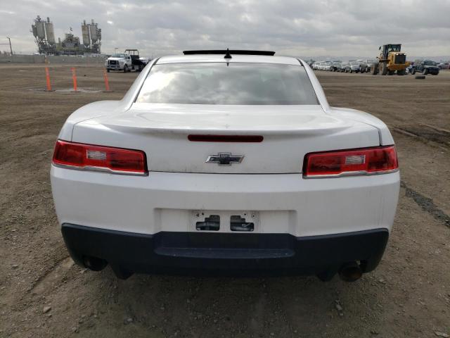 2G1FD1E39F9109491 - 2015 CHEVROLET CAMARO LT WHITE photo 6