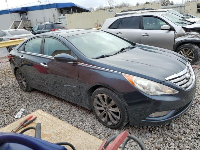 5NPEC4AC8BH291544 - 2011 HYUNDAI SONATA SE BLUE photo 4