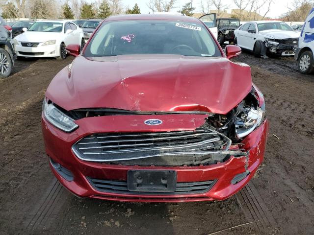 3FA6P0LU2GR134996 - 2016 FORD FUSION SE HYBRID RED photo 5