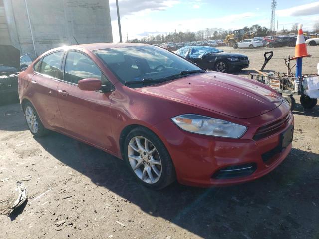 1C3CDFBA0DD110284 - 2013 DODGE DART SXT RED photo 4