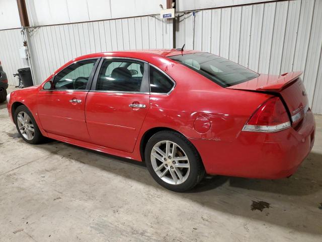 2G1WU57M391264151 - 2009 CHEVROLET IMPALA LTZ RED photo 2