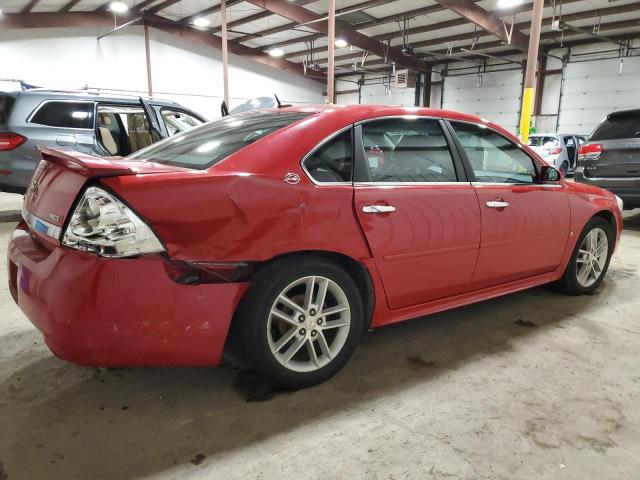 2G1WU57M391264151 - 2009 CHEVROLET IMPALA LTZ RED photo 3