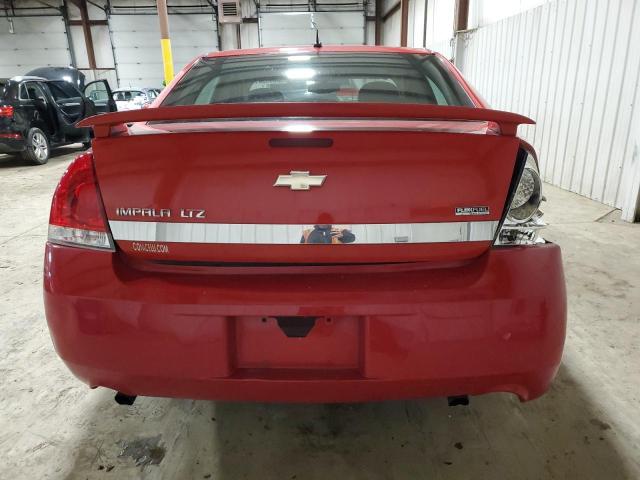 2G1WU57M391264151 - 2009 CHEVROLET IMPALA LTZ RED photo 6