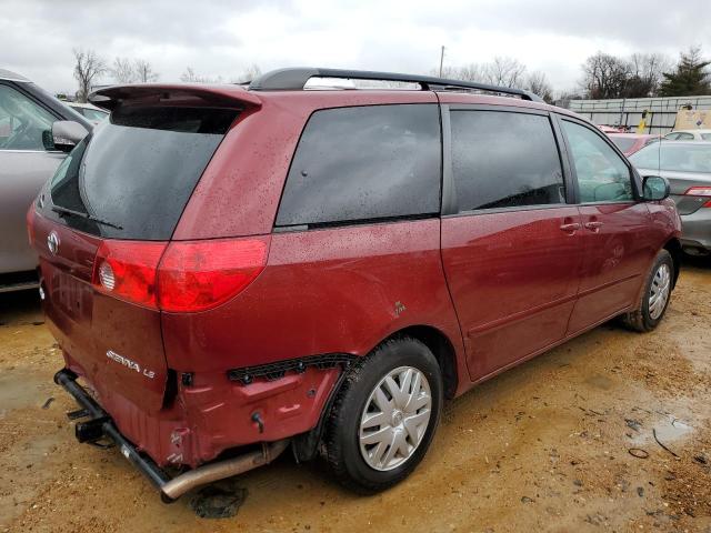 5TDKK4CC0AS307554 - 2010 TOYOTA SIENNA CE MAROON photo 3