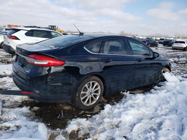 3FA6P0HDXHR290729 - 2017 FORD FUSION SE BLACK photo 3