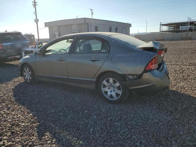 2HGFA16596H523944 - 2006 HONDA CIVIC LX GRAY photo 2