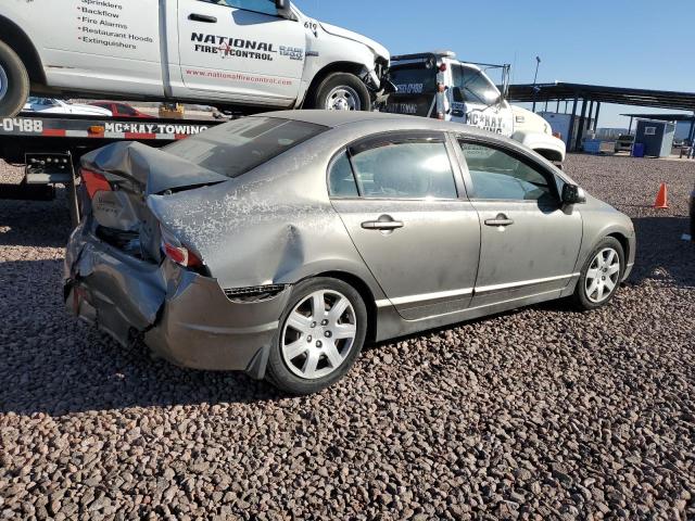 2HGFA16596H523944 - 2006 HONDA CIVIC LX GRAY photo 3