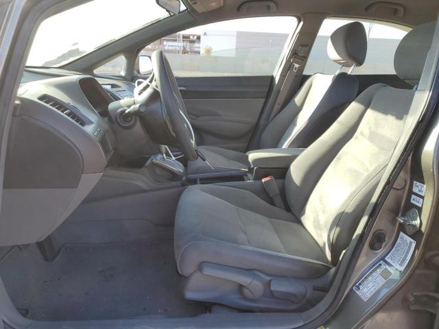 2HGFA16596H523944 - 2006 HONDA CIVIC LX GRAY photo 7