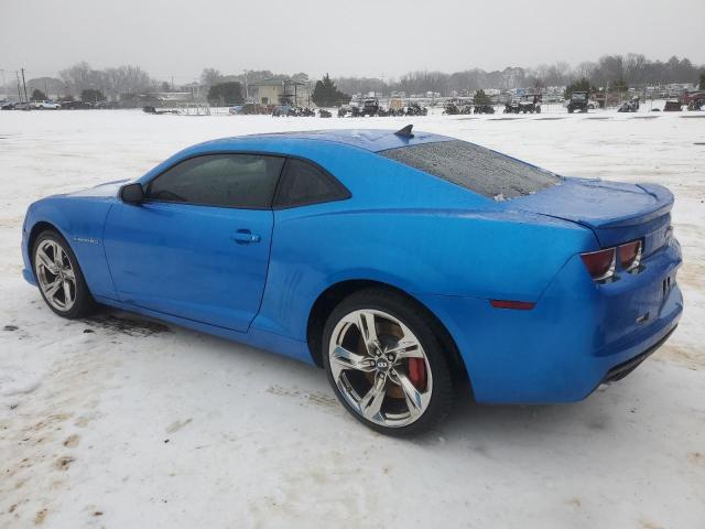 2G1FK1EJ8A9118468 - 2010 CHEVROLET CAMARO SS BLUE photo 2