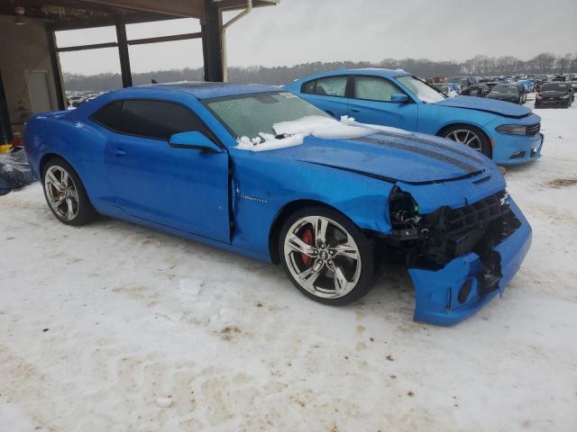 2G1FK1EJ8A9118468 - 2010 CHEVROLET CAMARO SS BLUE photo 4