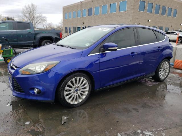 1FADP3N27DL123846 - 2013 FORD FOCUS TITANIUM BLUE photo 1