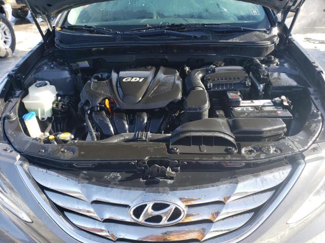 5NPEC4AC5BH218938 - 2011 HYUNDAI SONATA SE GRAY photo 11