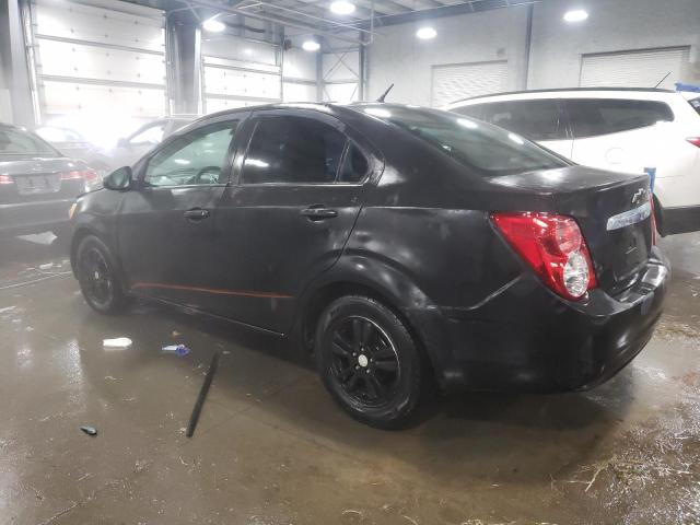 1G1JD5SB2C4169026 - 2012 CHEVROLET SONIC LT BLACK photo 2