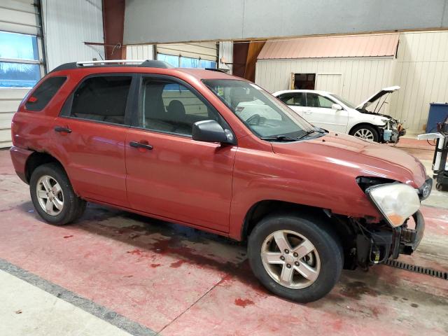 KNDJE723497601115 - 2009 KIA SPORTAGE LX BURGUNDY photo 4