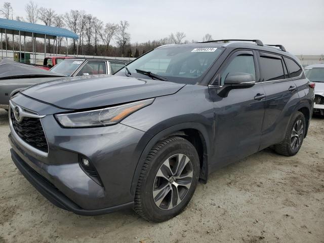 5TDHZRBH9LS014996 - 2020 TOYOTA HIGHLANDER XLE BLACK photo 1