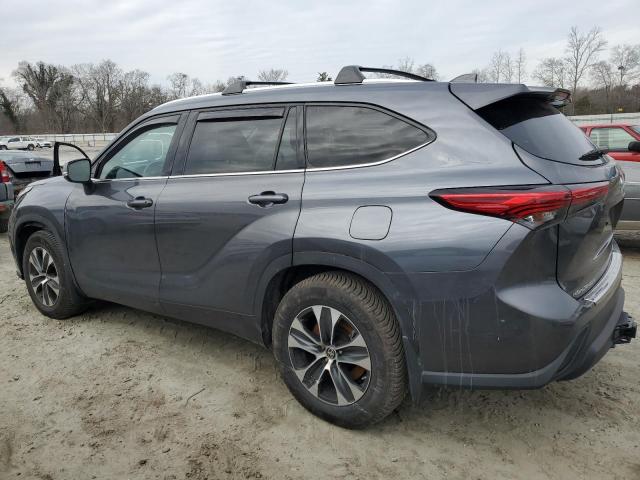 5TDHZRBH9LS014996 - 2020 TOYOTA HIGHLANDER XLE BLACK photo 2