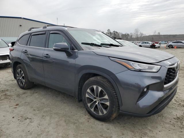 5TDHZRBH9LS014996 - 2020 TOYOTA HIGHLANDER XLE BLACK photo 4