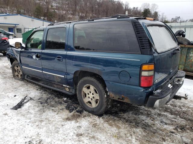 1GNFK16Z45J115760 - 2005 CHEVROLET SUBURBAN K1500 BLUE photo 2