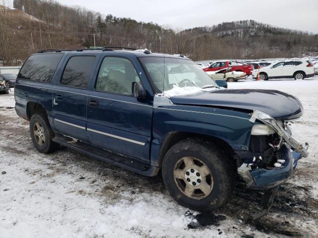 1GNFK16Z45J115760 - 2005 CHEVROLET SUBURBAN K1500 BLUE photo 4