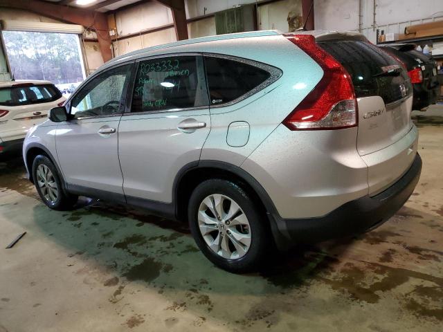 5J6RM3H7XCL018730 - 2012 HONDA CR-V EXL SILVER photo 2