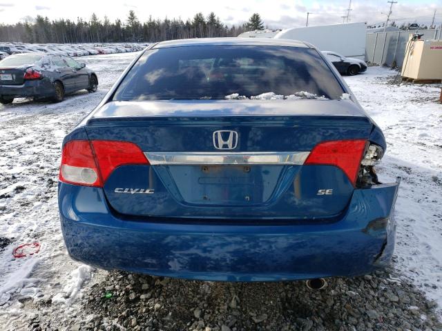 2HGFA1F62BH013471 - 2011 HONDA CIVIC LX-S BLUE photo 6