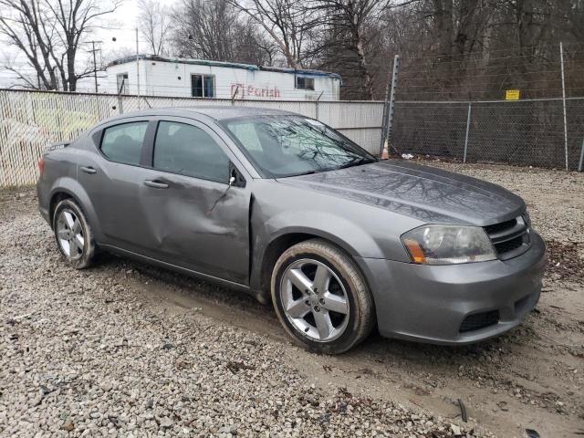 1C3CDZAG9DN768896 - 2013 DODGE AVENGER SE GRAY photo 4