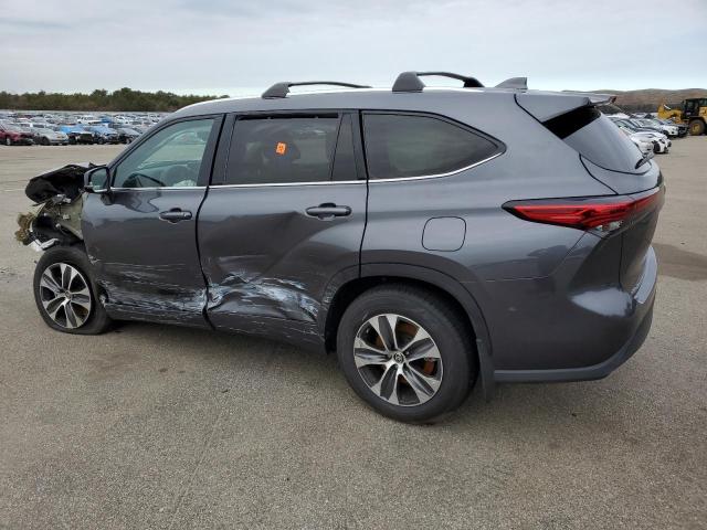 5TDHZRBH4LS050191 - 2020 TOYOTA HIGHLANDER XLE GRAY photo 2