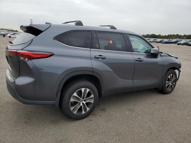 5TDHZRBH4LS050191 - 2020 TOYOTA HIGHLANDER XLE GRAY photo 3