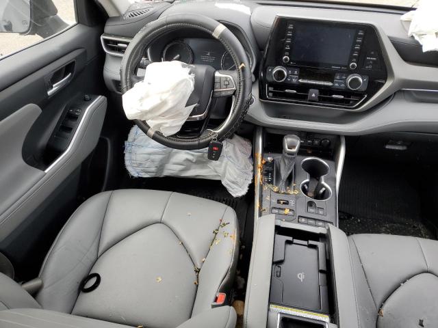 5TDHZRBH4LS050191 - 2020 TOYOTA HIGHLANDER XLE GRAY photo 8