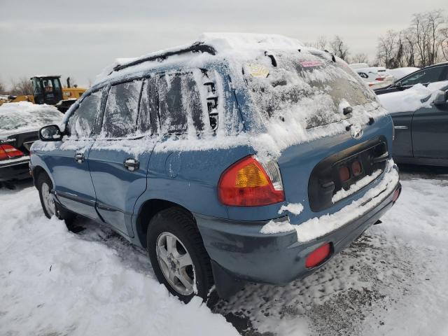 KM8SC83D31U094720 - 2001 HYUNDAI SANTA FE GLS BLUE photo 2