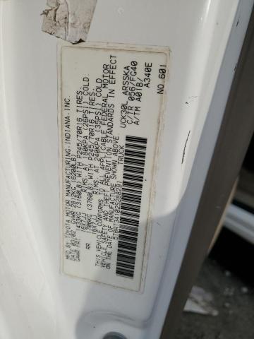 5TBRT34102S288291 - 2002 TOYOTA TUNDRA ACCESS CAB WHITE photo 12