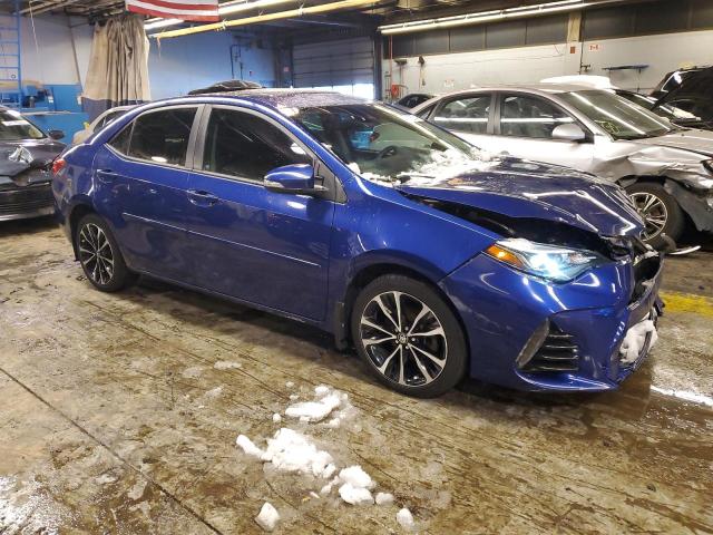 2T1BURHE0HC887909 - 2017 TOYOTA COROLLA L BLUE photo 4