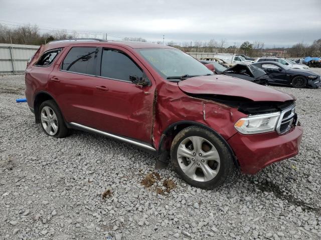 1C4RDJDG4EC477514 - 2014 DODGE DURANGO LIMITED RED photo 4