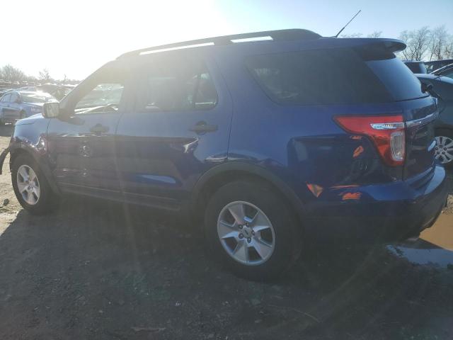 1FM5K7B89DGA01099 - 2013 FORD EXPLORER BLUE photo 2