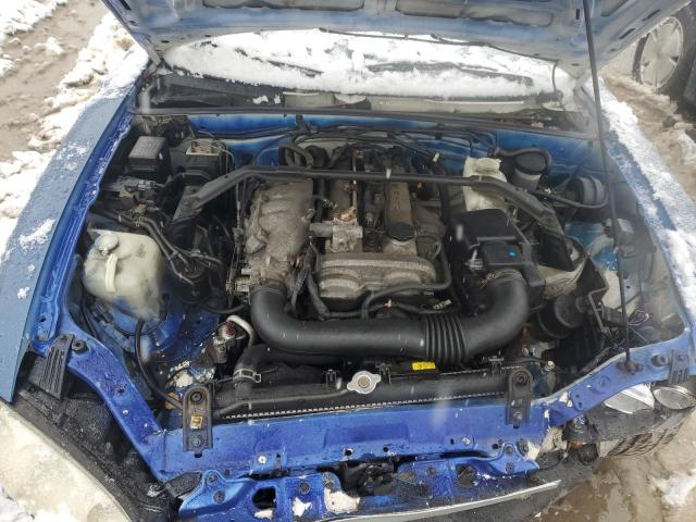 JM1NB353X10210143 - 2001 MAZDA MX-5 MIATA BASE BLUE photo 11